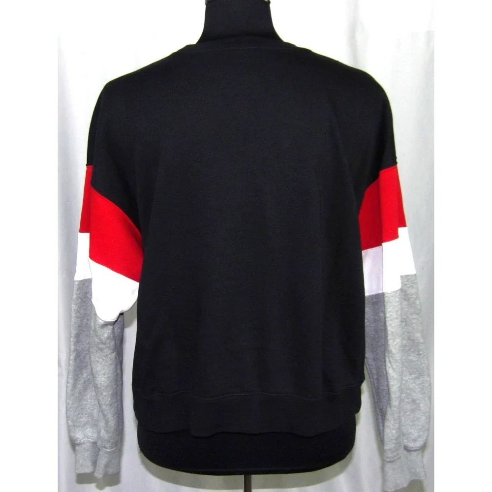 Air Jordan Black Pull Over Jumpman Oversized Crew Neck Sweatshirt Women's Large